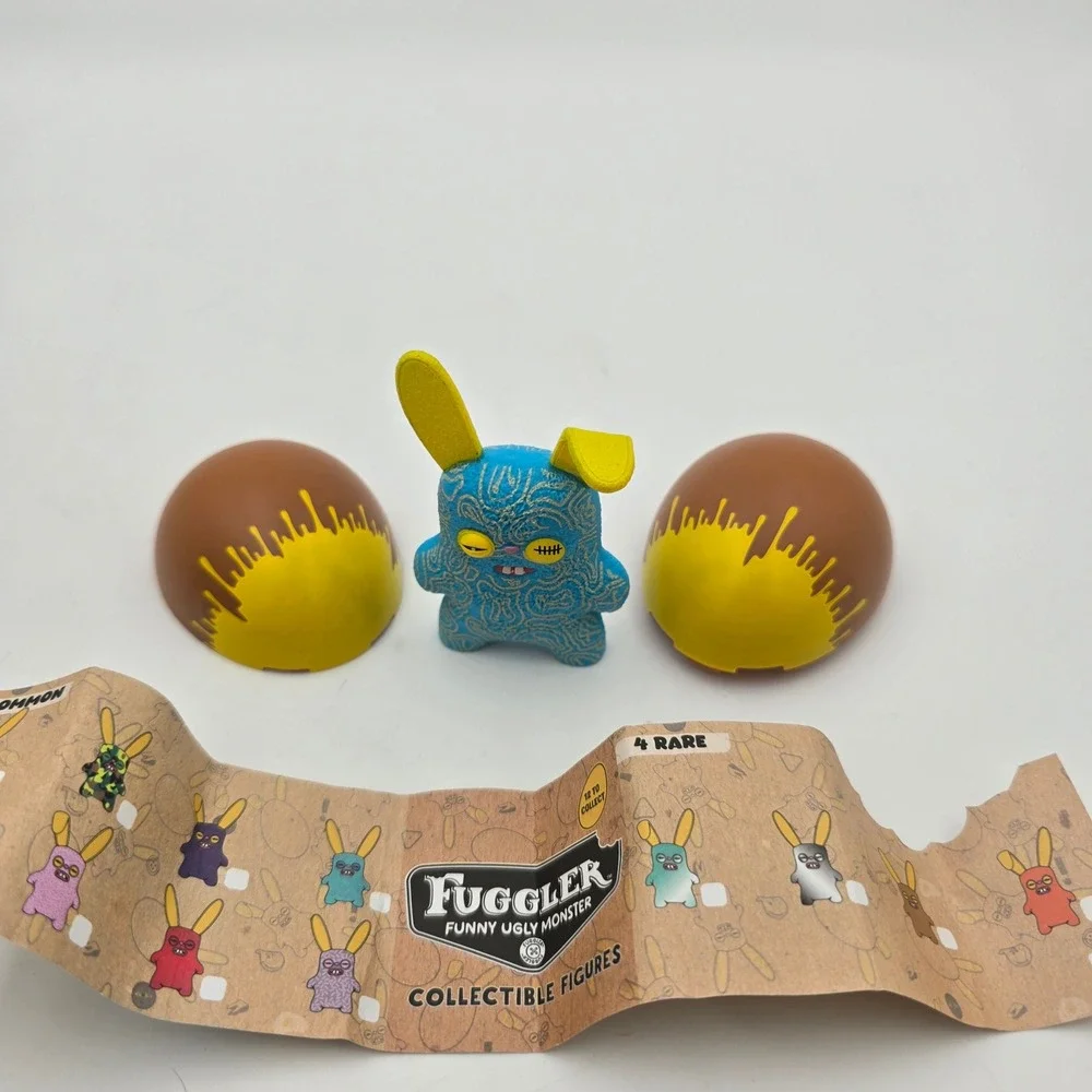 Blue swirl Fuggler Funny Ugly Monster Blue Swirl Rabbitacular Easter Egg Edition